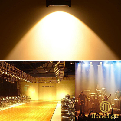 100W Warm White COB Par Light For Church Stage Performance Dimmer Compatible