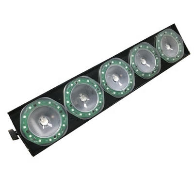 200W 5 Eyes Matrix LED Bar Light DMX512 LED Blinder Stage Lights For Church