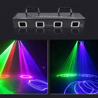 4 Eyes Laser Light RGB 3in 1 Master Slave Control Mode DJ Disco Party Laser Light For Sale Stage Show