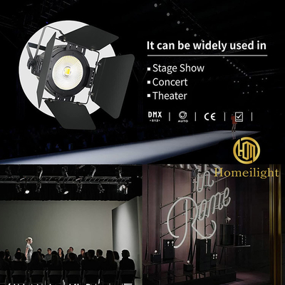 Studio Church COB Par Light DMX512 2in1 Warm Cool White With Liner Dimmer