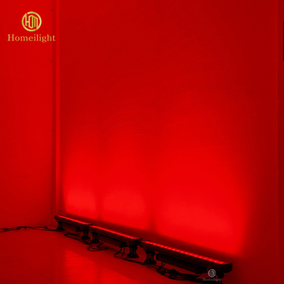 18pcs*12W RGB 4in1 Wall Washer Bar Lighting Solutions Service for Project Installation