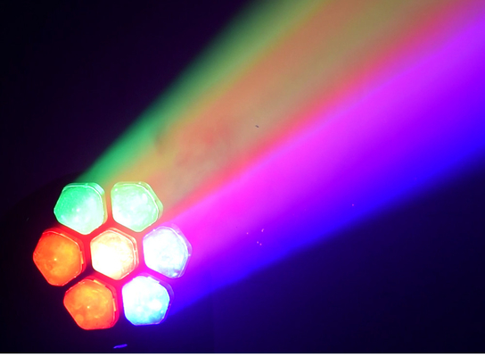 New Arrival DJ Lights 7*40W LED Mini Zoom Beam Wash Stage Light RGBW 4IN1 LED Moving Heads Stage Lights DJ