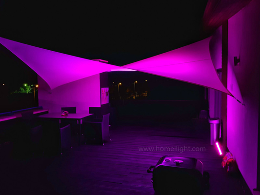 14x30W LED Wall Washer for Wedding Bar Hall Night Club Waterproof Aluminum RGB3in1 Building Light