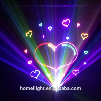 Disco Laser Light 2W Full Animation Color for Party DJ Stage Show Wedding Event Hall Mall
