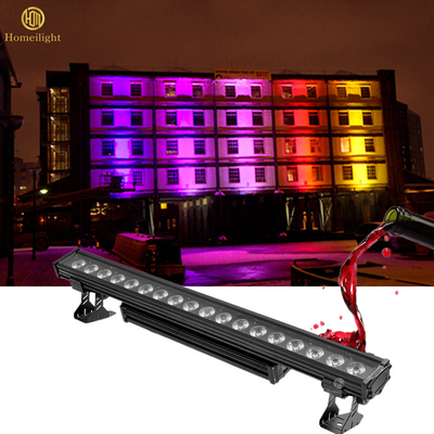 18*12w RGBW 4in1 Waterproof LED Wallwasher Light One Meter Long High Power