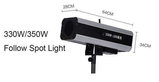 330W LED Follow Spot Light 4100K IP33 For Wedding Stage Performance