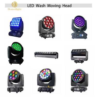 Super Beam LED Moving Head Wash  RGB Ring Control DJ Disco Lighting Effect Shaking