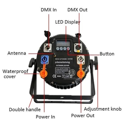 Waterproof LED Battery Par light