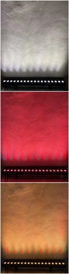 Support Dimmer 24pcs 3W RGB Wall Washer Bar for Bar Product Size 10*7*13cm