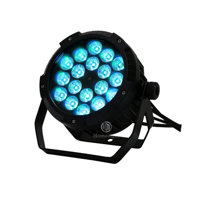 Aluminum IP65 Waterproof LED Par Can Lights 18pcs 12W RGBW 4in1 DJ Effect Light