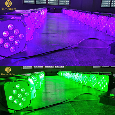 9x18W DMX Wireless DJ Uplighting Wedding 6in1 9*18W RGBWAUV DJ LED Par Light Remote Control