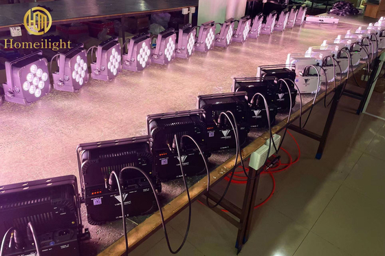 9x18W DMX Wireless DJ Uplighting Wedding 6in1 9*18W RGBWAUV DJ LED Par Light Remote Control