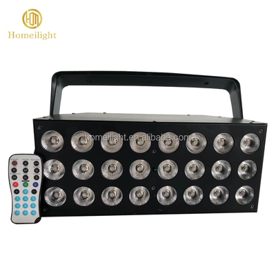24 Pieces 6 in 1 Remote Stage Decoration Wall Washer Light LED Floor Light For Night Club