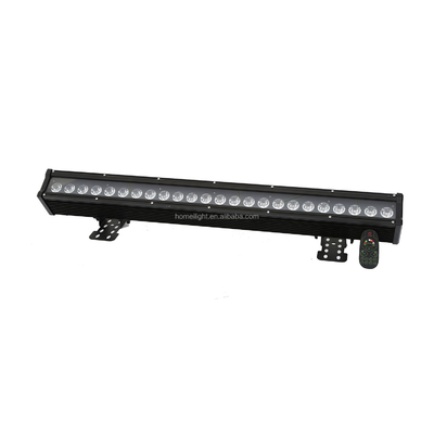 24pcs 15W RGBWW 5in1 Aluminum Housing DMX Strobe Lights LED Wall Washer with Remote