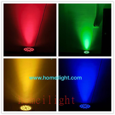 18*18w RGBWA UV 6 in 1 Flat Par Can LED Bright Par Light For Stage Event Lighting Easy