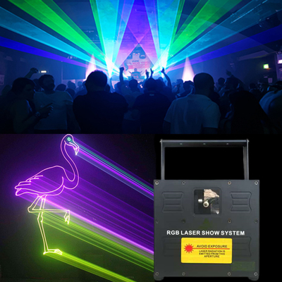 RGB Full Color Animation Laser Light Stage Show 5W IP33 IP Rating