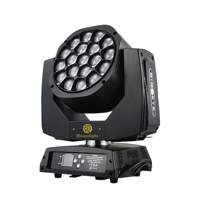Disco 19*15W Bee Eye 4 In 1 RGBW Stage Light LED Moving Head Light Club Luces DJ Moving Wash Lights