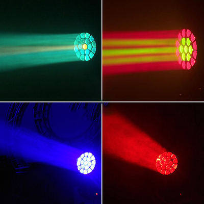 Disco 19*15W Bee Eye 4 In 1 RGBW Stage Light LED Moving Head Light Club Luces DJ Moving Wash Lights
