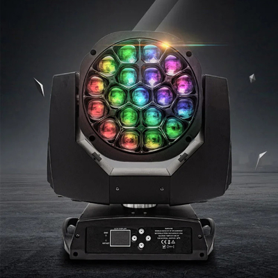 RGBW 4in1 19 x15W Bee Eye K10 Zoom Wash LED Moving Head Light for Event Concert
