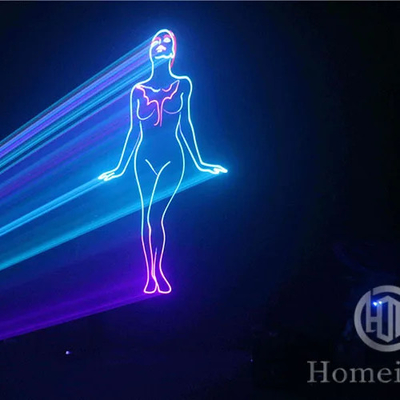 Homei Beam 5W-8W Stage Laser Light Led Disco Party Lighting Solutions with RGB Strobe