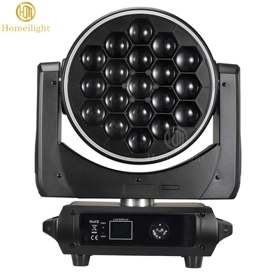 RGBW Dmx512 Stage Light 19pcs 40W Bee Eye K15 Beam Moving Head Lighting