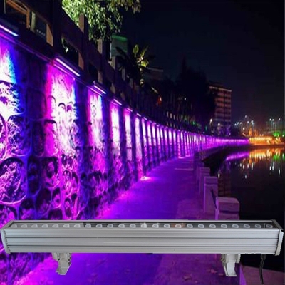 Stage Lighting DMX RGBW 24*3W Wall Washer Bar with Waterproof IP65 Level and Lens