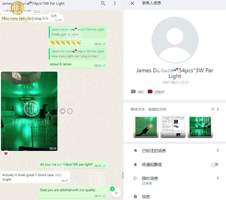 54Pcs RGBW LED Par Light 54*3w DMX LED Par Can For DJ Disco Party