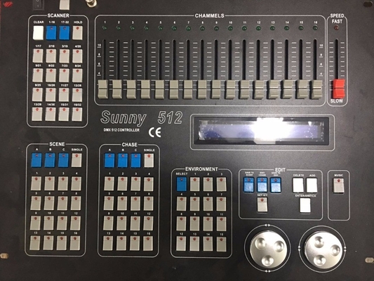 12-Month 512 DMX DJ Light Console Sunny 512 DMX LED Controller for Lighting Performance