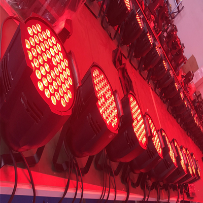 Lamp Luminous Efficiency 90lm/w 54*3w RGB 3in1 Led Par Light for Church Stage Decoration