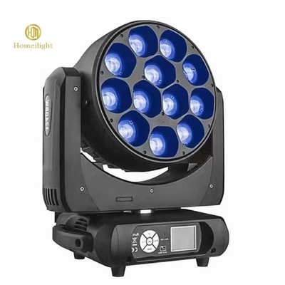 Homeilight 12*40W RGBW Zoom Beam Led Moving Head Light Wash Stage Light For Church