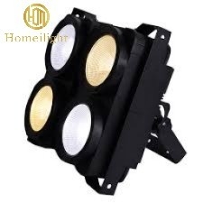 60° Beam Angle 4pcsx100W Warm White COB Blinder Light Par Can Stage Lights for Church