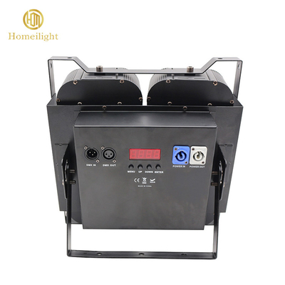 60° Beam Angle 4pcsx100W Warm White COB Blinder Light Par Can Stage Lights for Church