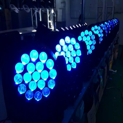 19*12w 4in1 Rgbw DMX Zoom Wash Beam Moving Head Light for DJ Bar Disco Compact Design