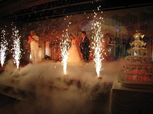 350W Waterfall Firework Machine Stage Flame Spark Machine For Parties Wedding Effects Nightclub Party Stage