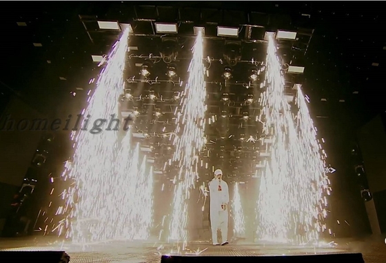 350W Waterfall Firework Machine Stage Flame Spark Machine For Parties Wedding Effects Nightclub Party Stage