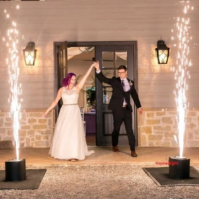 Aluminum Jetting Height 1-5m Spark Fountain Machine for Breathtaking Wedding Displays