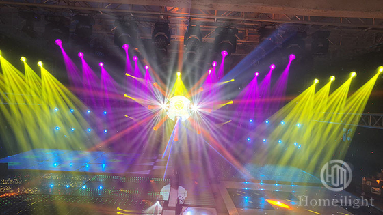 200W LED Beam Spot Wash 3in1 Moving Head for Night Club Industry Stage DJ Lights