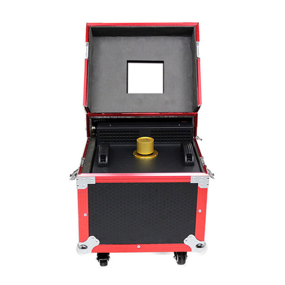 Stage Dual Red Black 600w Haze Fog Machine With Remote Control And RGB LED Customized