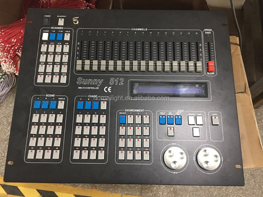 Professional Sunny 512 Controller DMX 512 Console Pro Stage Lighting with MA Command Wing