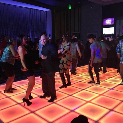DMX512 50*50CM LED Dyeing Dance Floor Panel for Night Club Disco Lighting