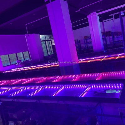 48/96pcs RGB 3in1 LED Matte Dance Floor For Wedding Party Stage