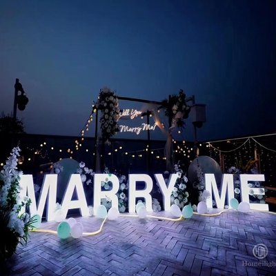 4ft Waterproof Illuminated Love Letters for Weddings Plug and Light Installation Way