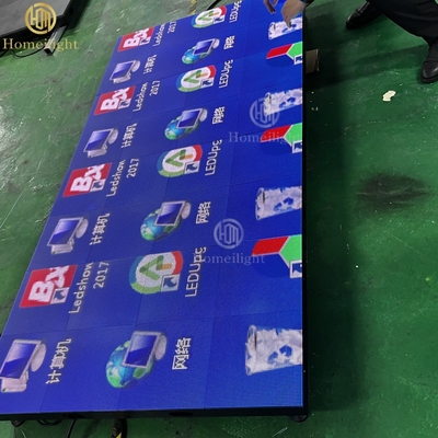 Professional P3.91 P7.75 Indoor LED Dance Floor Panels with 600KG/SQM Withstand Level