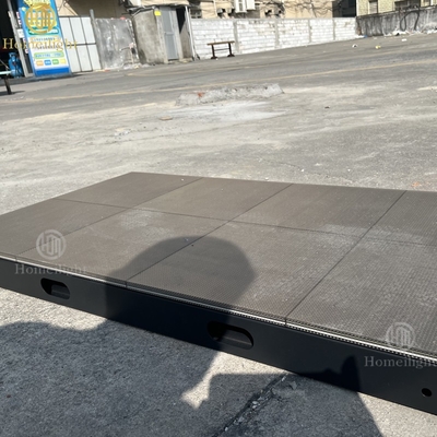 Professional P3.91 P7.75 Indoor LED Dance Floor Panels with 600KG/SQM Withstand Level