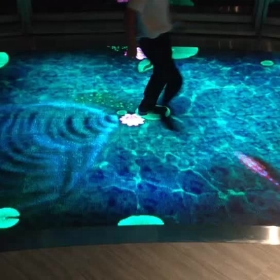 50*50*7.2cm IP65 Touch Display Dance Floor with Strength Base and 640*640 Pixel Screen