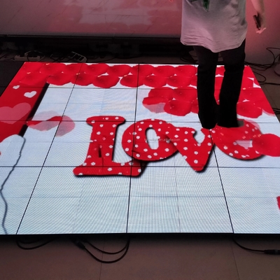 6000K Daylight Alert P3.91 Interactive LED Display Screen Dance Floor for DJ Disco Party
