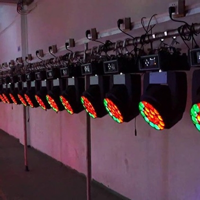 Sound Control LED Moving Head Light 19x15w K10 Zoom Wash for Church Performances