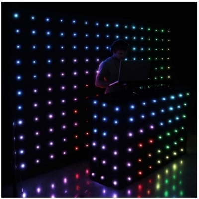 6000K  LED Video Curtain RGB 3 In 1 LED Curtain Screen For Wedding Church Theater