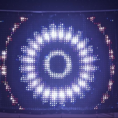 High Brightness LED Video Curtain Remote Control With Changeable Party Lights