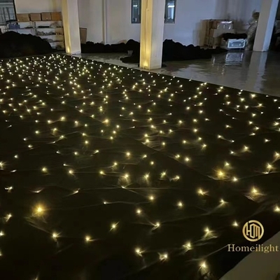 Warm White Backdrop Starlit Curtain for Wedding SMD5050 LED Light Source DMX512 Curtain